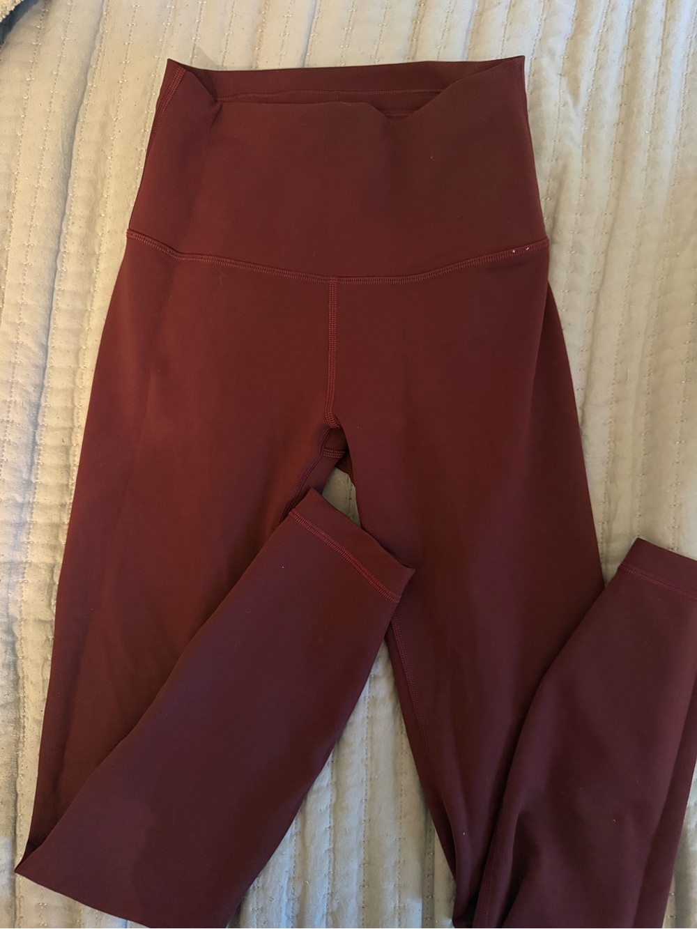 lululemon athletica Maroon High-Rise Leggings